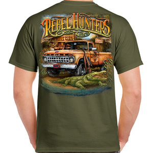 Rebel Hunters Truck and Gator T-Shirt