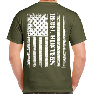 Rebel Hunters Flag T-Shirt