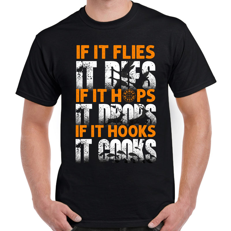 Rebel Hunters Flies Hops Hooks T-Shirt