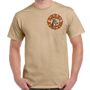 Rebel Hunters Work Sucks Let's Hunt Logo T-Shirt