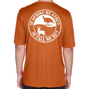 Rebel Hunters Spring Strut Fall Rut Performance T-Shirt